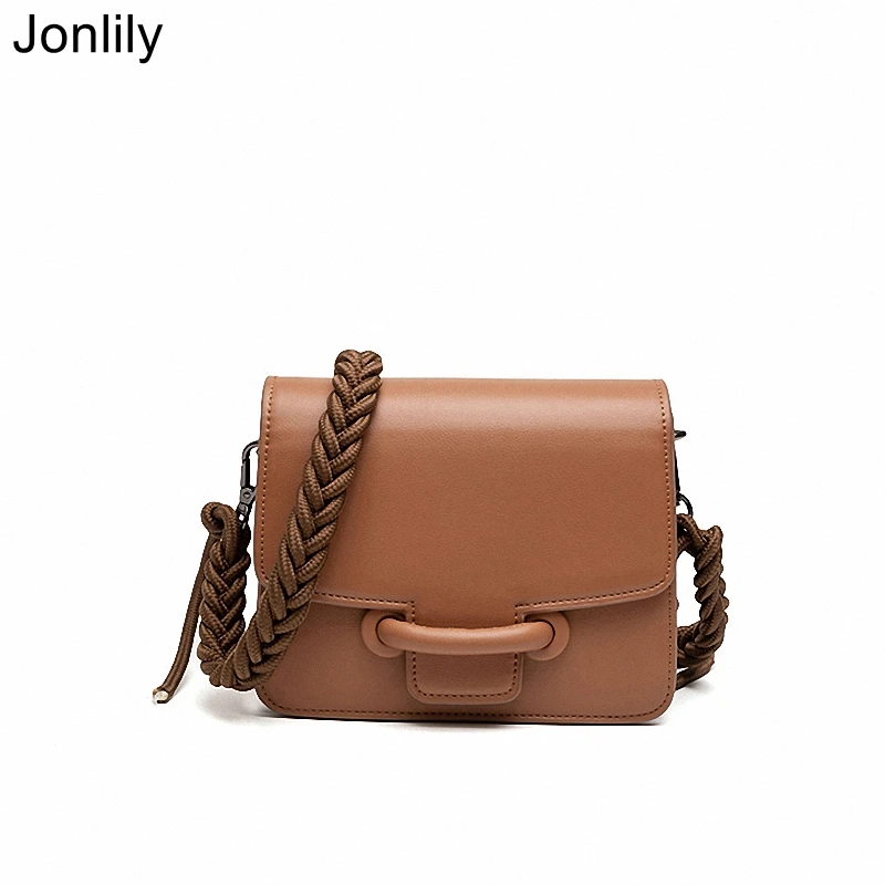 Женская сумка через плечо Jonlily из натуральной кожи женская модная элегантная