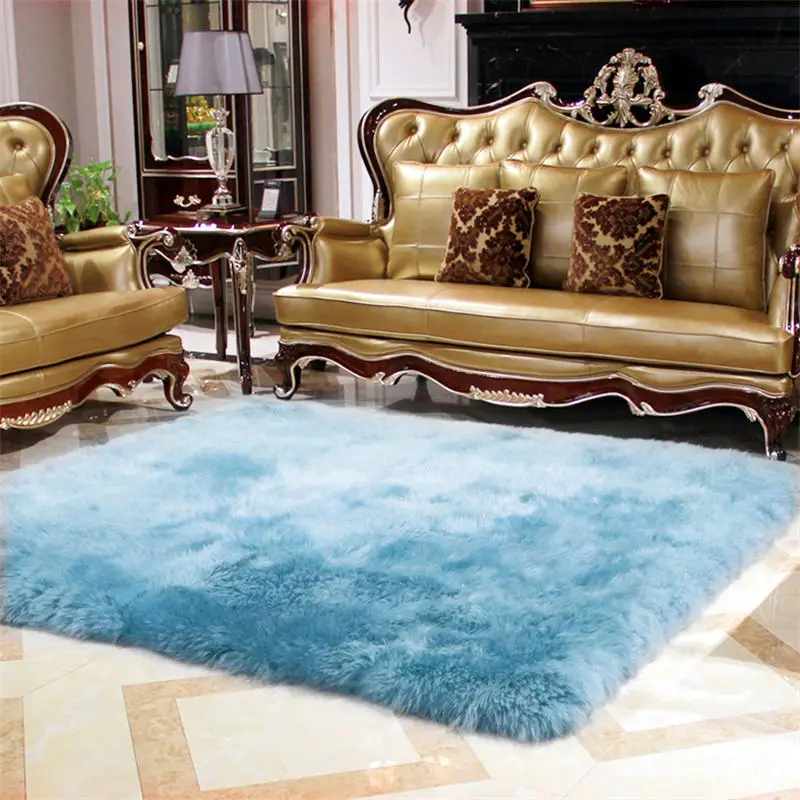 5 Wool Real Sheepskin Carpets For Living Room Bedroom Fur Rug Long Hair Soft Carpet And Rugs Kids Room Thicken Children Play - Цвет: 5