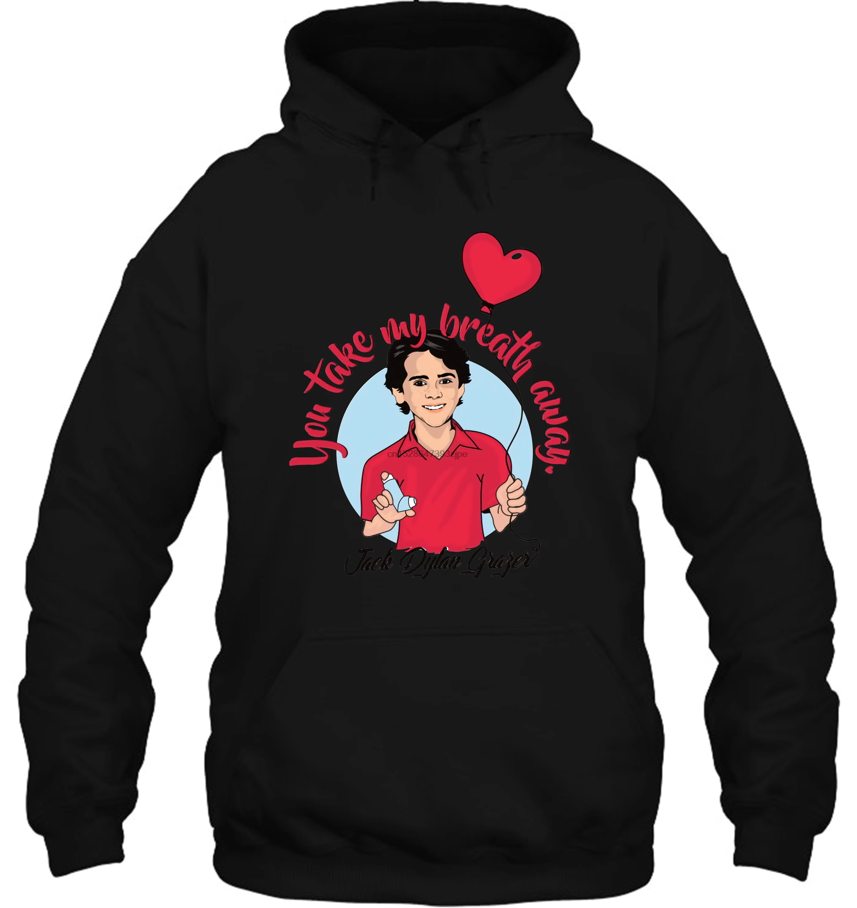 Мужская толстовка с капюшоном Jack Dylan Grazer Take My Breathing Out, модные повседневные свободные топы черного цвета, размеры S 3XL, женская уличная одежда