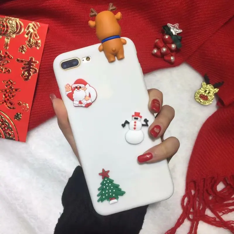 Веселый Рождественский 3D чехол с изображением лося для Xiaomi Redmi S2 Y2 Note 4X 5A 5 4A Санта Клаус карамельный цвет мягкий силиконовый чехол из ТПУ - Цвет: Write04