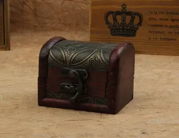 

100PCS New Vintage Jewelry Pearl Necklace Bracelet Storage Organizer Wooden Case Gift Box