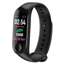 M3 умный Браслет фитнес-трекер сердечного ритма кровяное давление браслет Bluetooth браслет-шагомер часы для мужчин и женщин