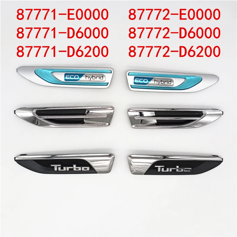 Foliage strip Leaf board decorative strip for Kia Sportswagon Optima K5 Turbo 87771D6200 87771D600 E0000 87771-D6200 Turbo