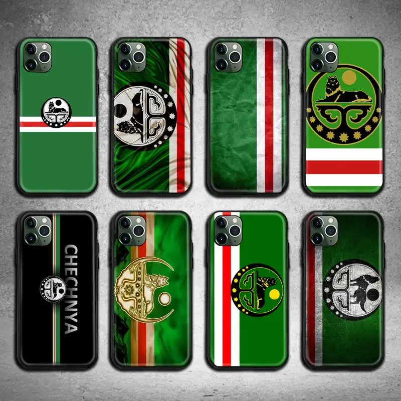 

Flag Of Chechnya Art Phone Case for iphone 12 pro max mini 11 pro XS MAX 8 7 6 6S Plus X 5S SE 2020 XR case