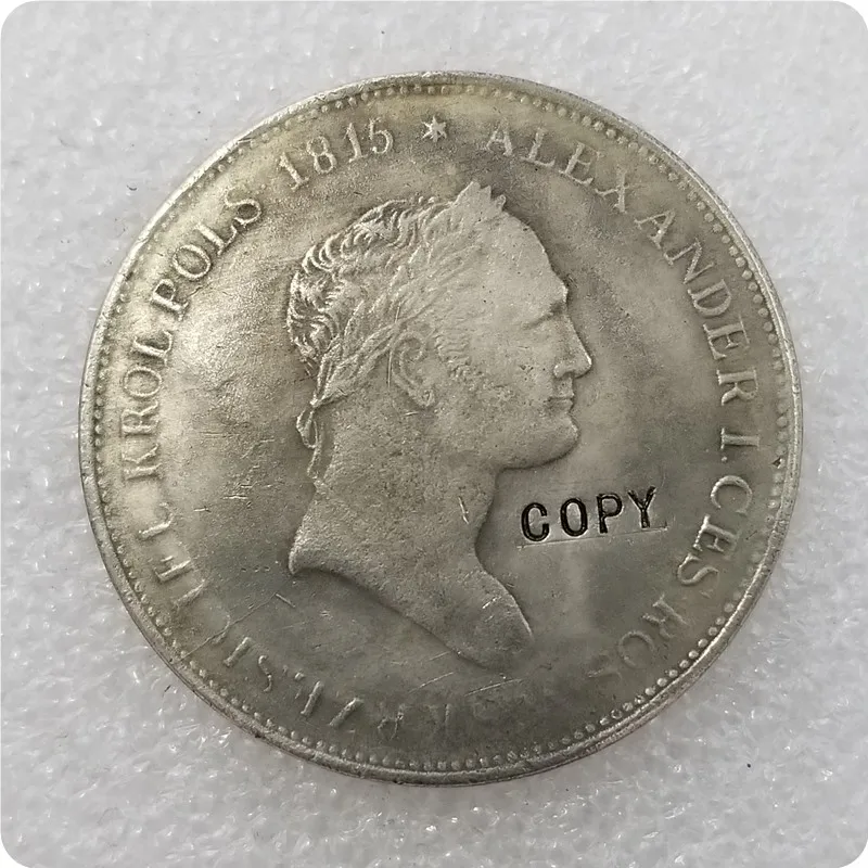 

Russia Empire Polonia : 10 zlotych 1827 Alexander I - 1815 (Mikolaj I) COPY COIN