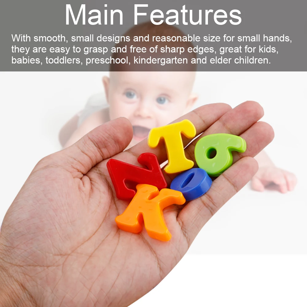 78 шт. магнитные буквы игрушки Набор обучающих игрушек Прямая поставка|Юный