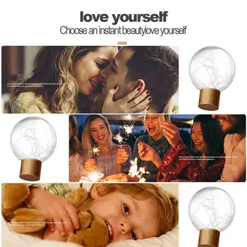 

Flexible Desk Lamp Touch Switch Illuminate Baby Stroller Reading Light Round Table Lamp Round Night Light Rechargeable USB