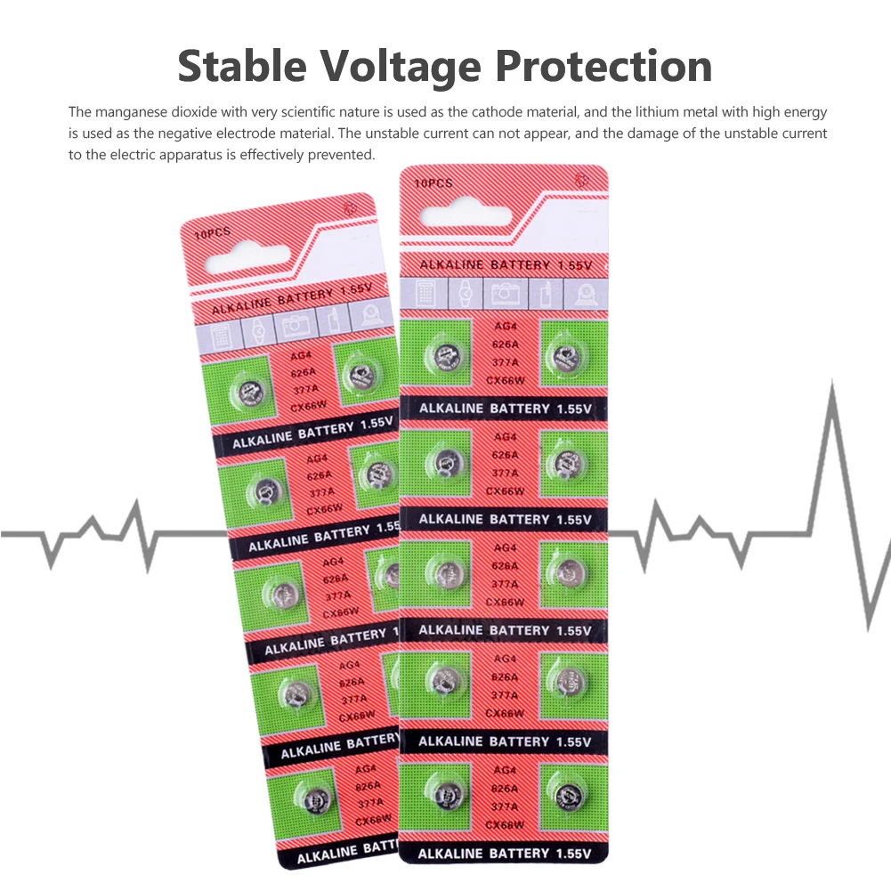 Postuman 20 штук AG4 1,55 V SR626SW 377 V377 177 L626 AG4 SR66 кнопочный батарейный Аккумулятор для монет аккумулятор долгий срок службы для гаджетов часов