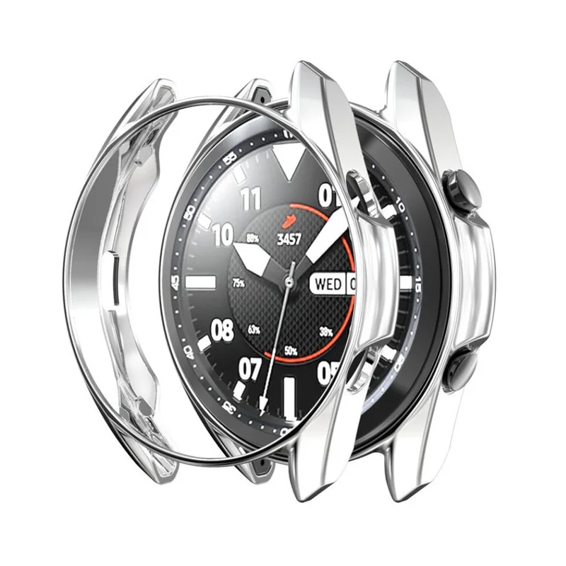 Мягкий защитный чехол из ТПУ на весь экран стекла рамка для Samsung Watch 3 Galaxy 41 мм/45 мм