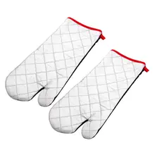 2 шт теплоизоляционные перчатки простые полезные прочные модные защитные перчатки для рук Прихватки для духовки для ресторанного магазина