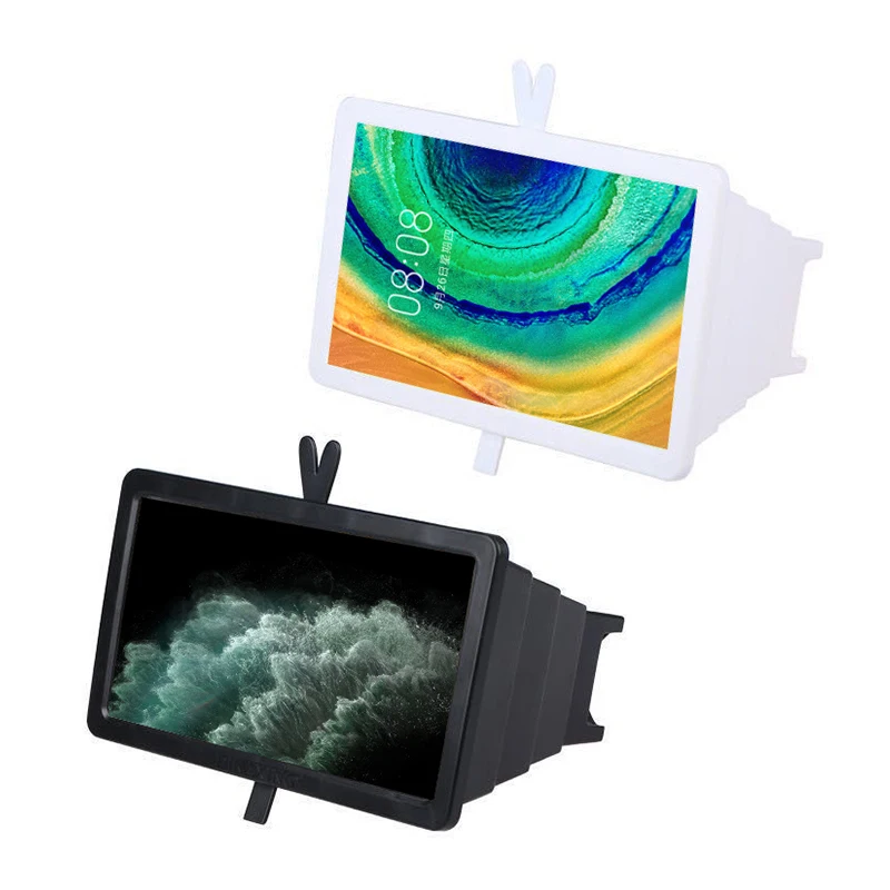 

14" Mobile Phone Screen Magnifier3D Screen Amplifier Mobile Phone Magnifying HD Stand for Video Smartphone Stand Bracket