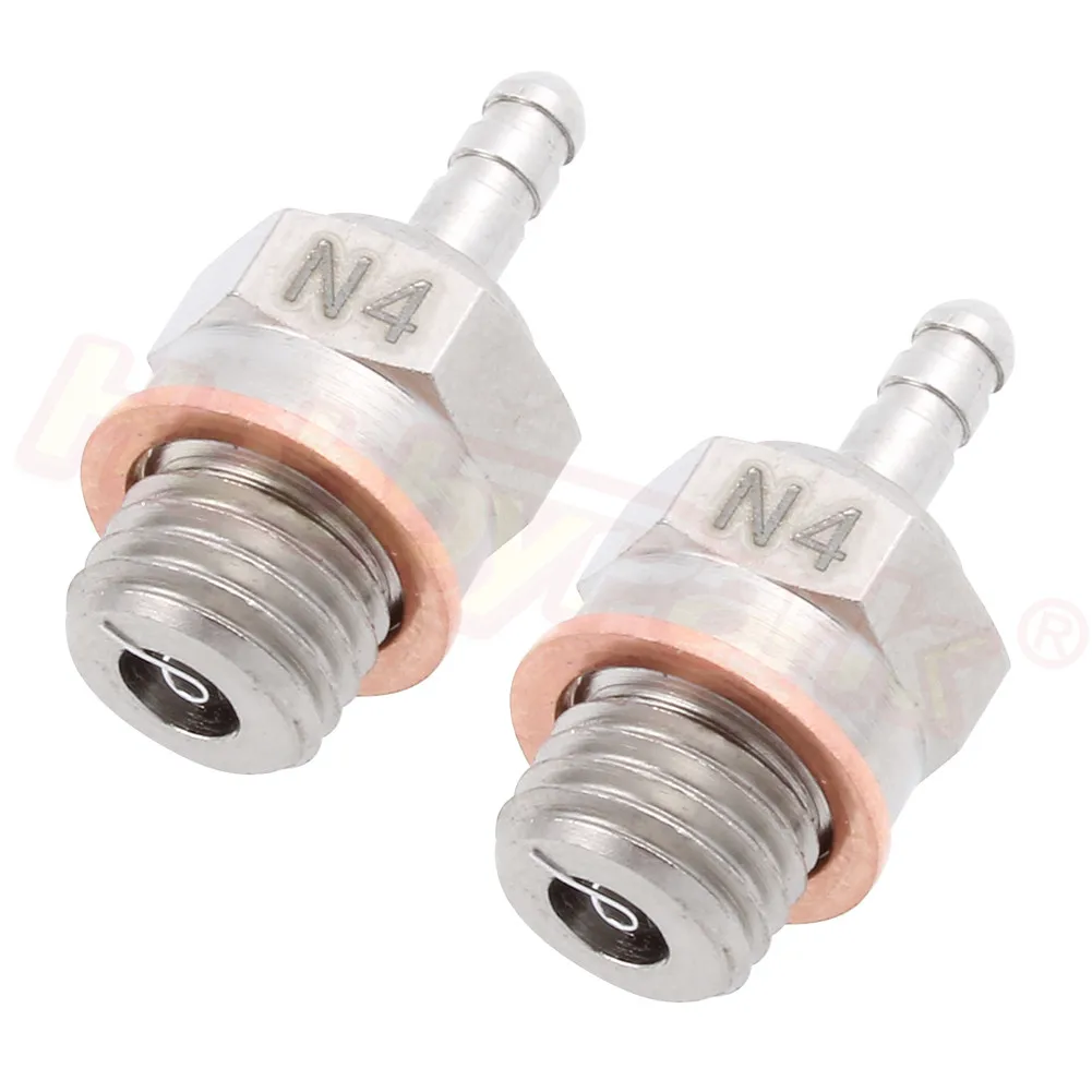 2 шт. Свеча зажигания #3 #4 N3 N4 VX SH Nitro запчасти двигателя замена ОС #8 RC HSP 70117 для Truck