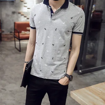 

Summer Men's Solid Color Short Sleeve Trend Youth Cotton Top T-Shirt Simple Loose T-Shirt