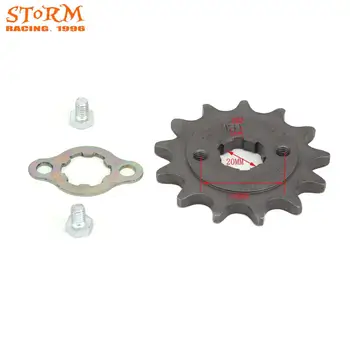 

520 20MM Motorcycle Steel 10 11 12 13 14 15 16 17 T Front Engine Sprocket Chain For HONDA Buggys Zongshen Lifan Loncin Jialing
