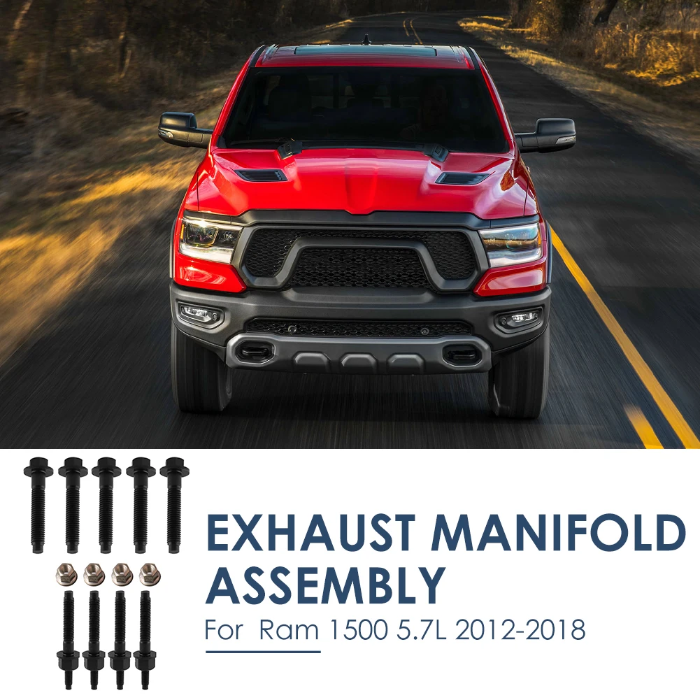 Exhaust Manifold Bolts Nuts Sets Classic Colors Simple Enduring for