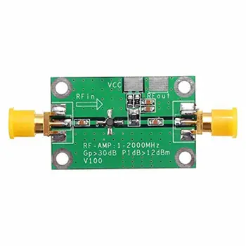 

1-2000MHz 2Ghz Low Noise LNA RF Broadband Amplifier Module 30dB HF VHF/UHF