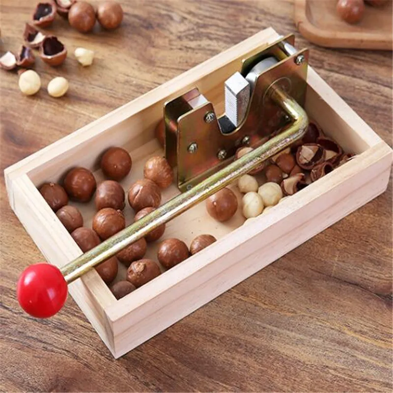  Manual Macadamia Nut Opener Nut Cracker Machine Walnut Nutcracker Nut Sheller Tool Macadamia Nut Op - 4000081939136