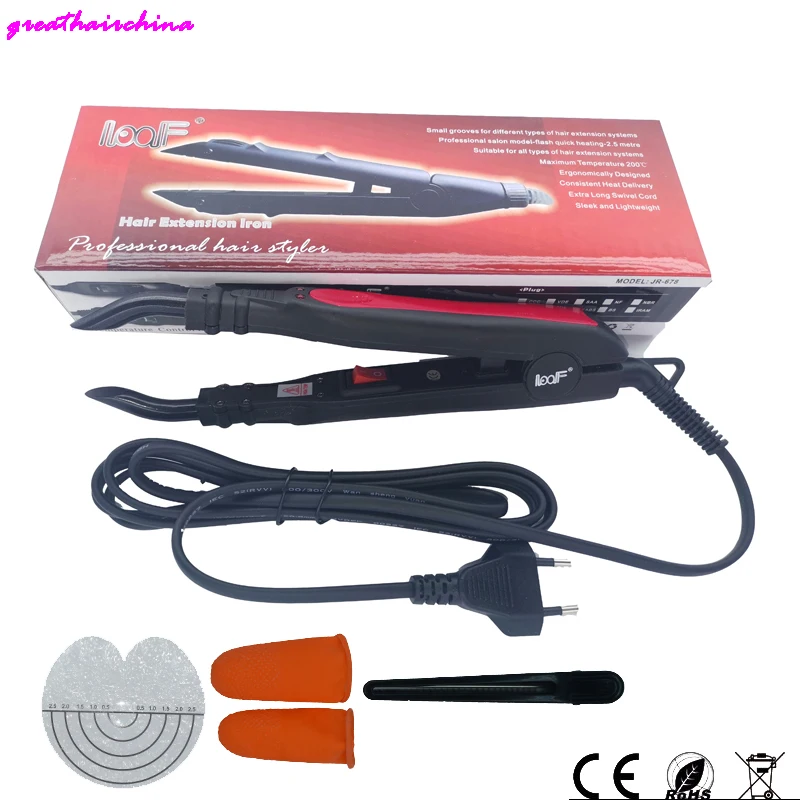 1PC Professional Constant Temperature Fusion Heat Connector Iron for Keratin Hair Extensions Hairdressing Tool