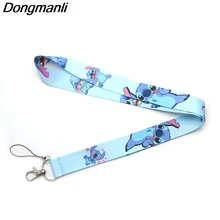 PC114 милый стежок брелок lanyards держатель удостоверения личности ID карты пройти тренажерный зал мобильный телефон USB бейдж держатель ключевой ремень