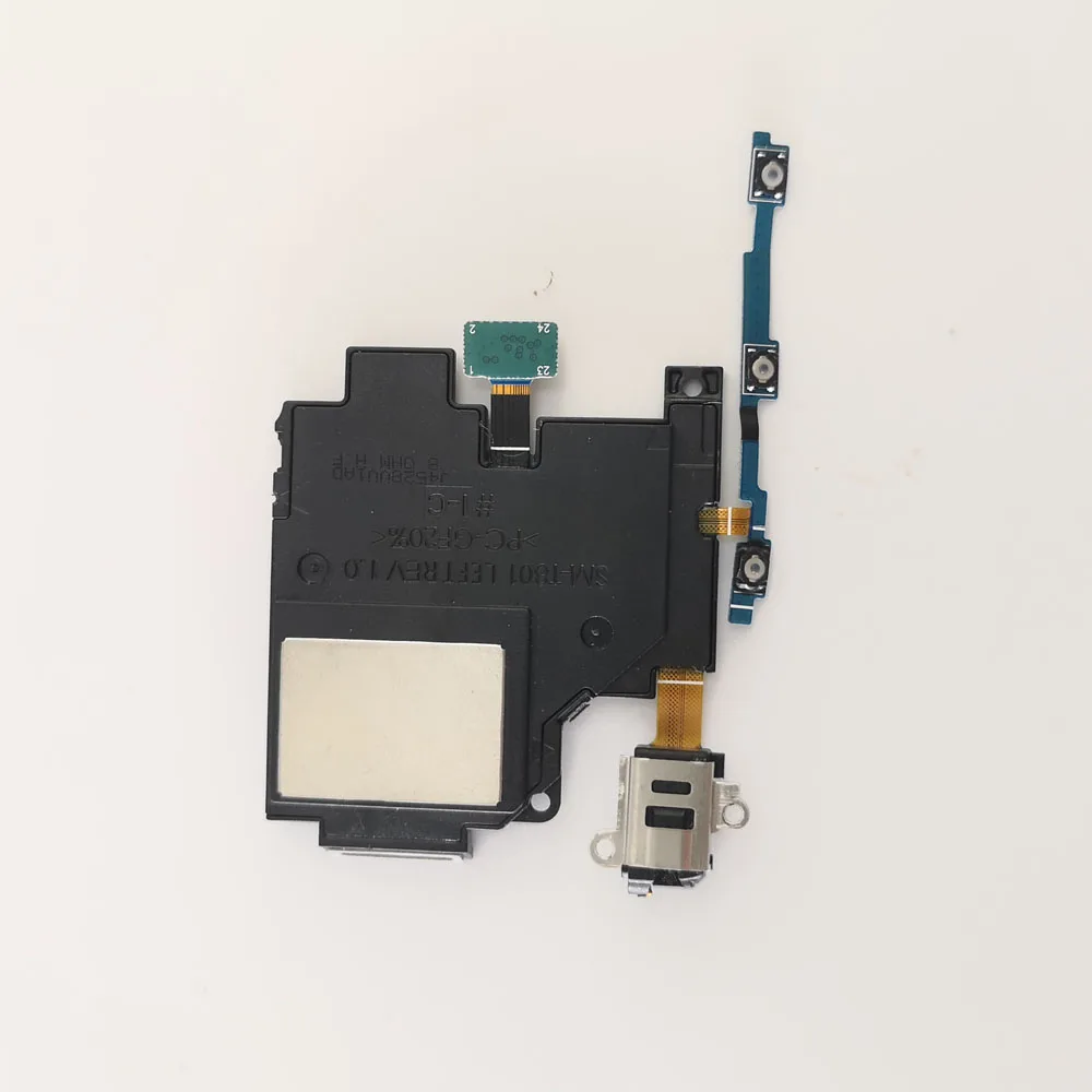 Для Galaxy Tab S 10,5 T800 T801 T805 кнопка включения/выключения Звонка Зуммер Громкий Динамик Наушники Аудио разъем гибкий кабель