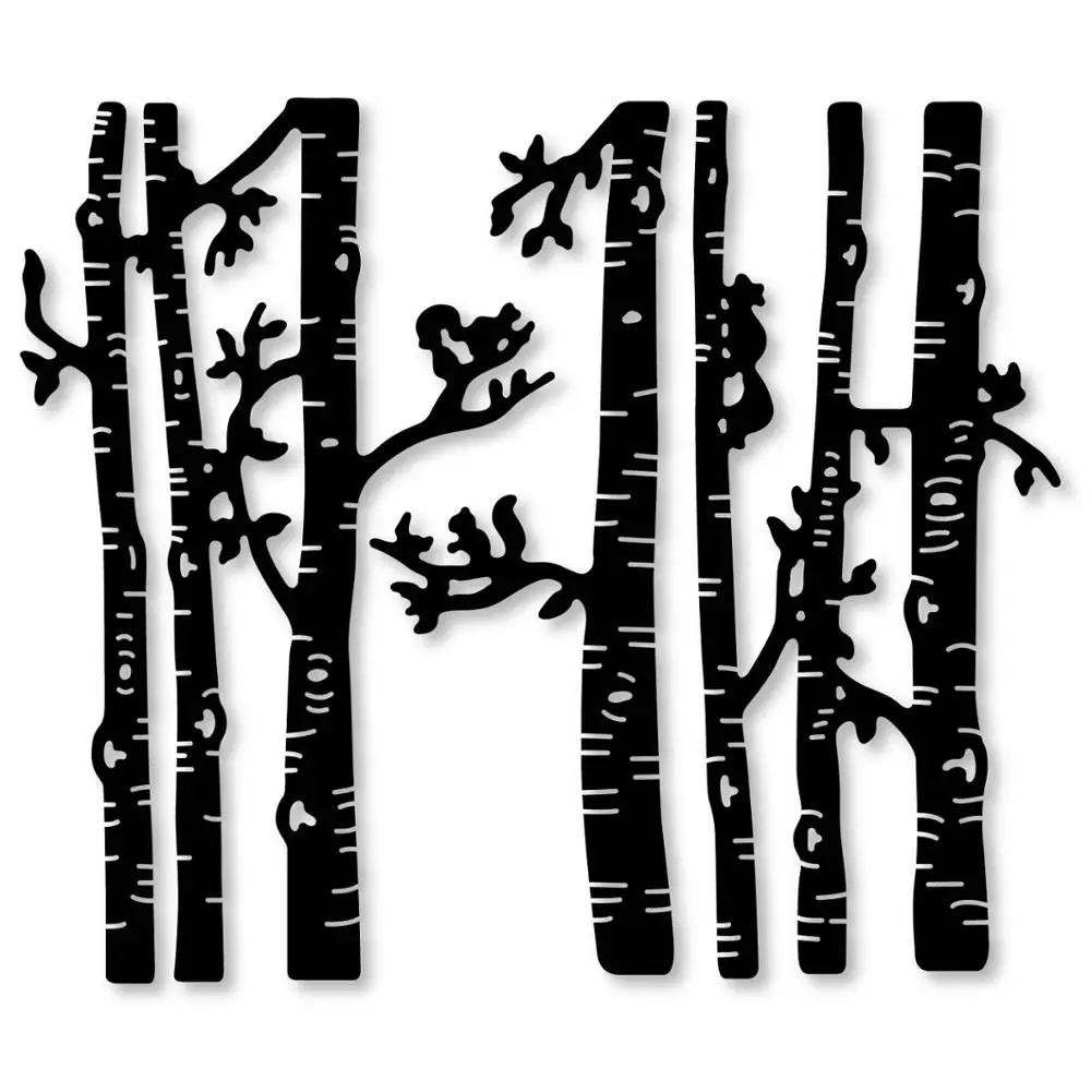 Ufurty Metal Cutting Dies Dense Forest Dies Scrapbooking Invitation Cards DIY Embossing Card Photo  - 4.00011E+12