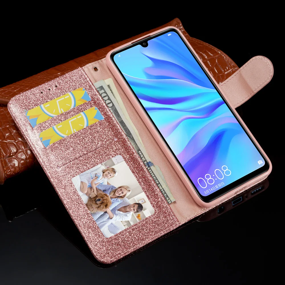 Чехол Love Jewell для Huawei P30 Lite P20 Pro Mate 20 кожаный блестящий чехол книжка Honor P30Lite