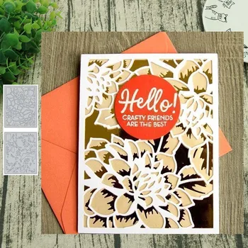 

Metal Cutting dies Overlapping Flower Board Die Cut Scrapbooking Paper Craft Handmade Card Punch Art Cutter Decorative Stencil