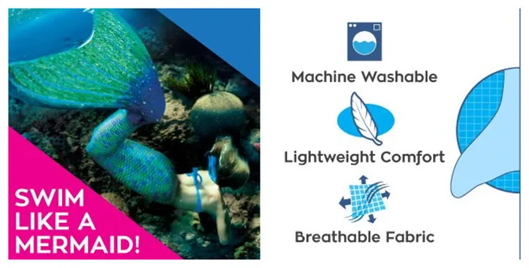 Kids Girls Swimming Mermaid tail Mermaid Costume Cosplay Children Christmas Gift Fantasy Swimsuit can add Monofin Fin