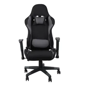 

(Ship From FR)New Ergonomic High Back Racing Chair Adjustable Fabric Executive Computer Chair Revolving Home Office Furniture