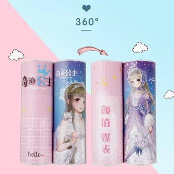 

Douyin web celebrity the same writing case student plastic multi-function 360 degree rotating cylinder large capacity pen box