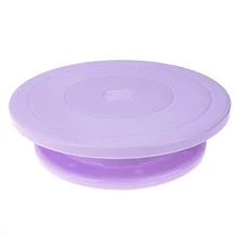ABSS-пластиковая тарелка для торта вращающаяся противоскользящая круглая подставка для торта для украшения вращающегося стола кухонная сковородка "сделай сам" инструмент для выпечки