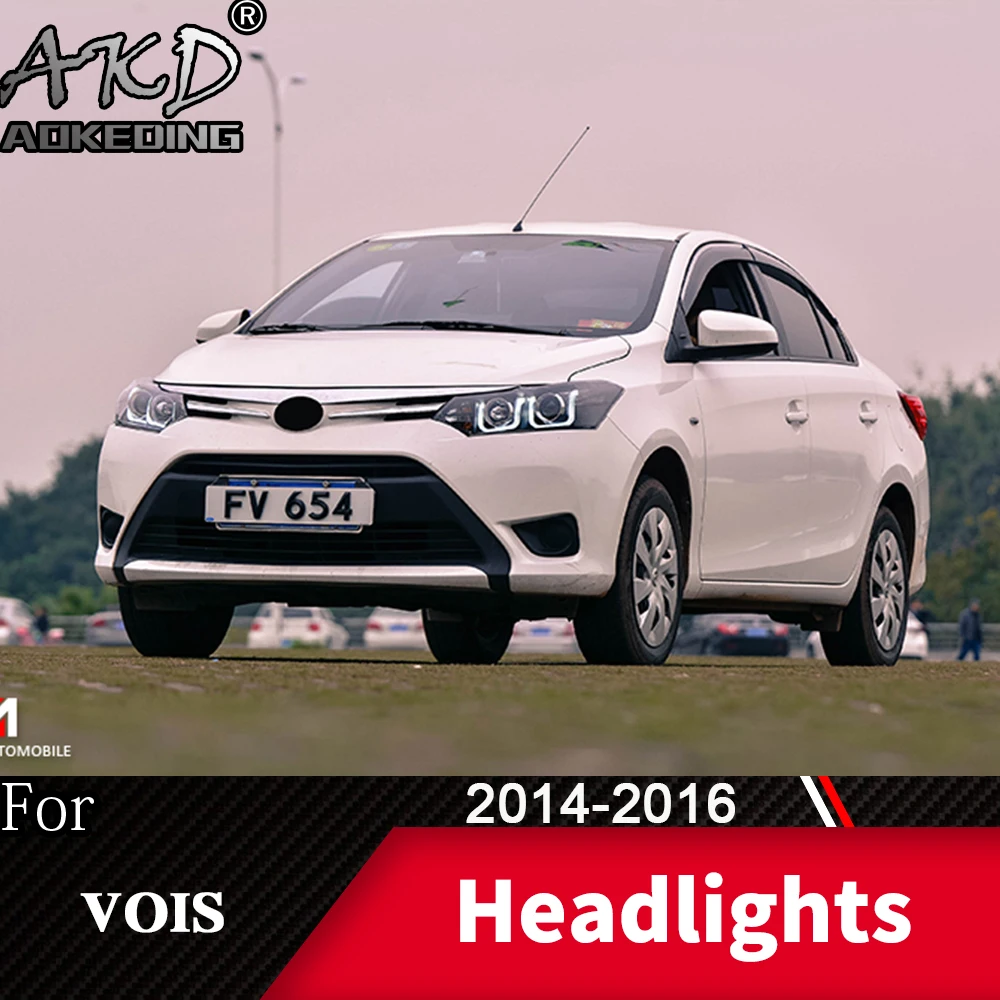 Головной фонарь для автомобиля Toyota Vois- Vois головной светильник s противотуманный светильник s дневной ходовой светильник DRL H7 светодиодный Биксеноновая лампа автомобильные аксессуары