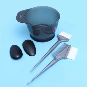 

7 Pieces/Set Salon Hair Dye Kit Hair Coloring Tools Hair Tinting Brushes Gloves Apron Mixing Bowl Ear Covers US Shipping