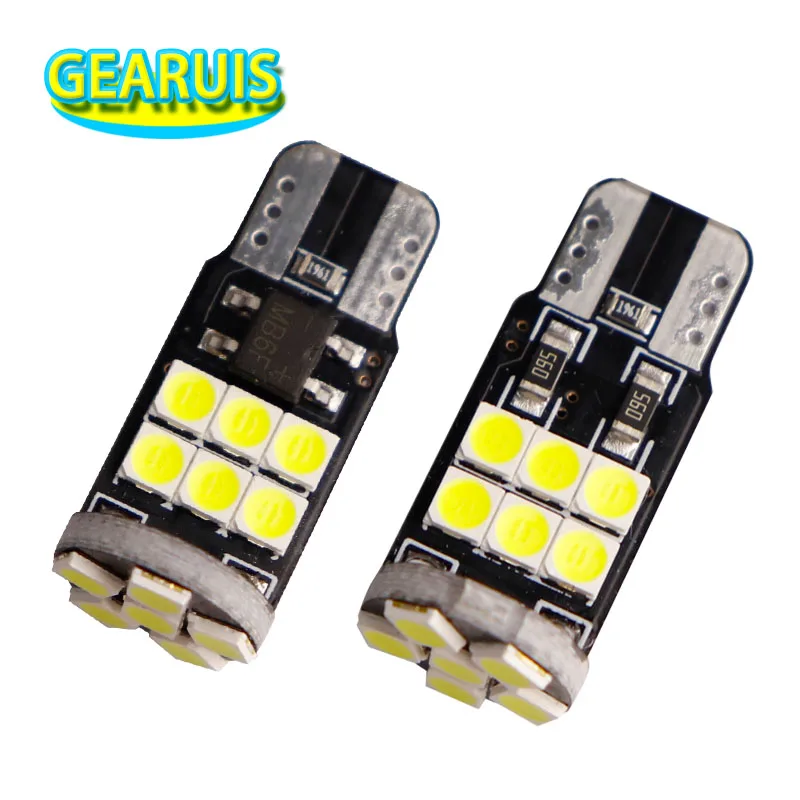 4 шт. T10 не полярности 1 Вт светодиодных чипов 18 SMD 3030 светодиодный 90MA 168 501 W5W авто