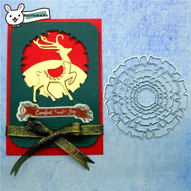 

Naifumodo Cutting Dies Metal Dies Irregular Figure Die Scrapbooking Album Card Making Embossing Stencil Diecuts Decor