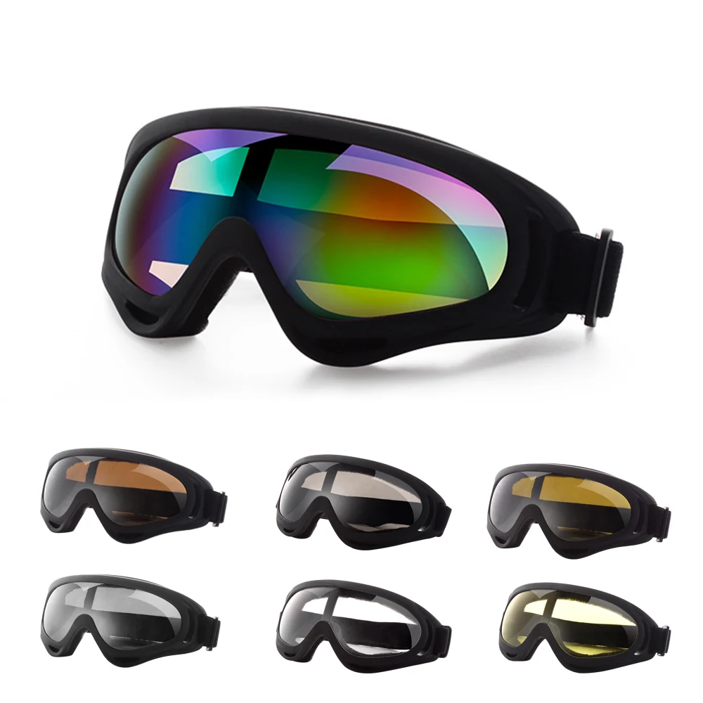 

LM-X400 Outdoor Goggles UV Protection Anti-fog Scratch Resistance Polycarbonate Goggles for Cycling Motorbike Skiing