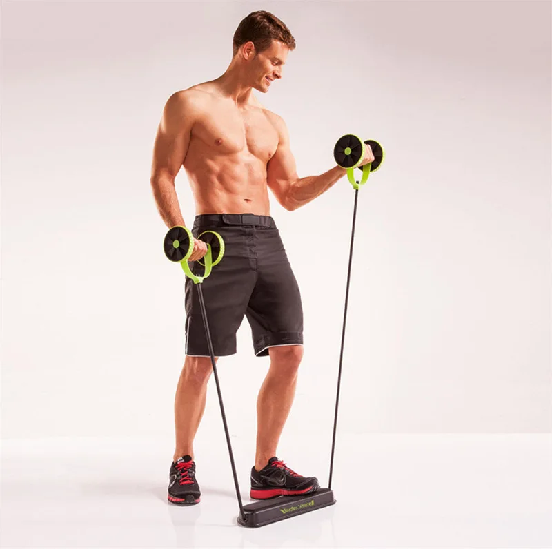

Multi-functional Power Roller Double-wheel Wall Pulley ABS Wheel Pulling Rope Automatic Resilient Sports Equipment
