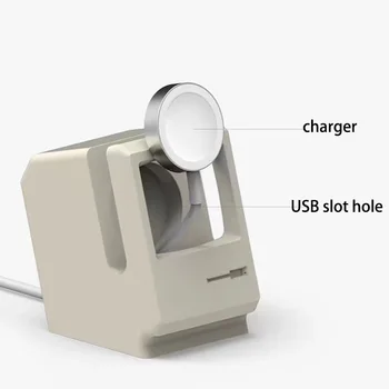 

Watch Holder Charging Docking For Apple Watch Series 1/2 38mm 42mm TPU Soft Desktop Charging Rack