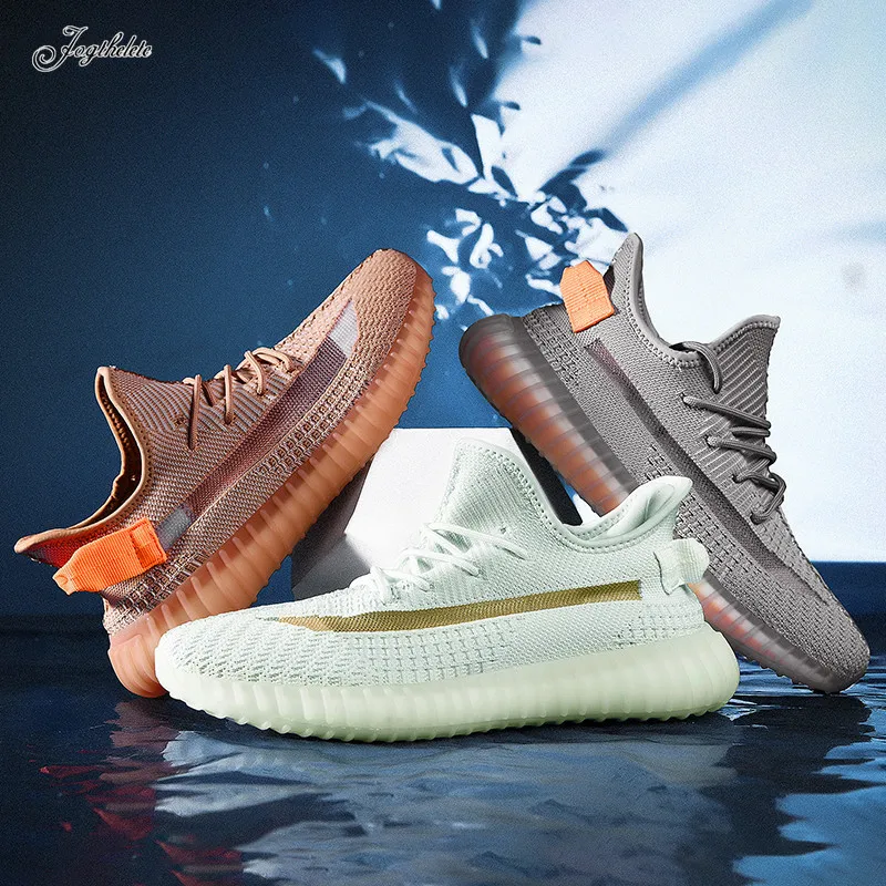 Jogthelete 2020 New Men Mesh Sneakers Fashion Breathable Casual Shoes Lace Up Comfortable Suitable for Spring 7z |