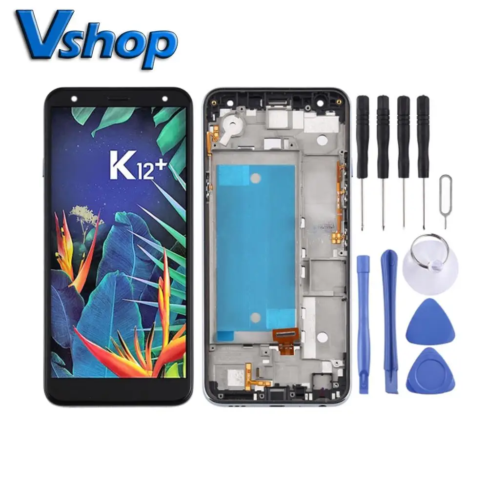 Запасные части для LG K40 LMX420 ЖК-дисплей сенсорный экран дигитайзер Полная сборка с