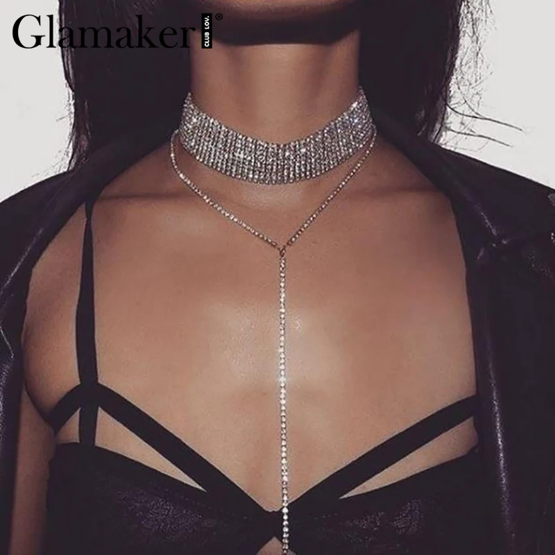 Женская винтажная цепочка Glamaker золотистого цвета Женские аксессуары Серебряное