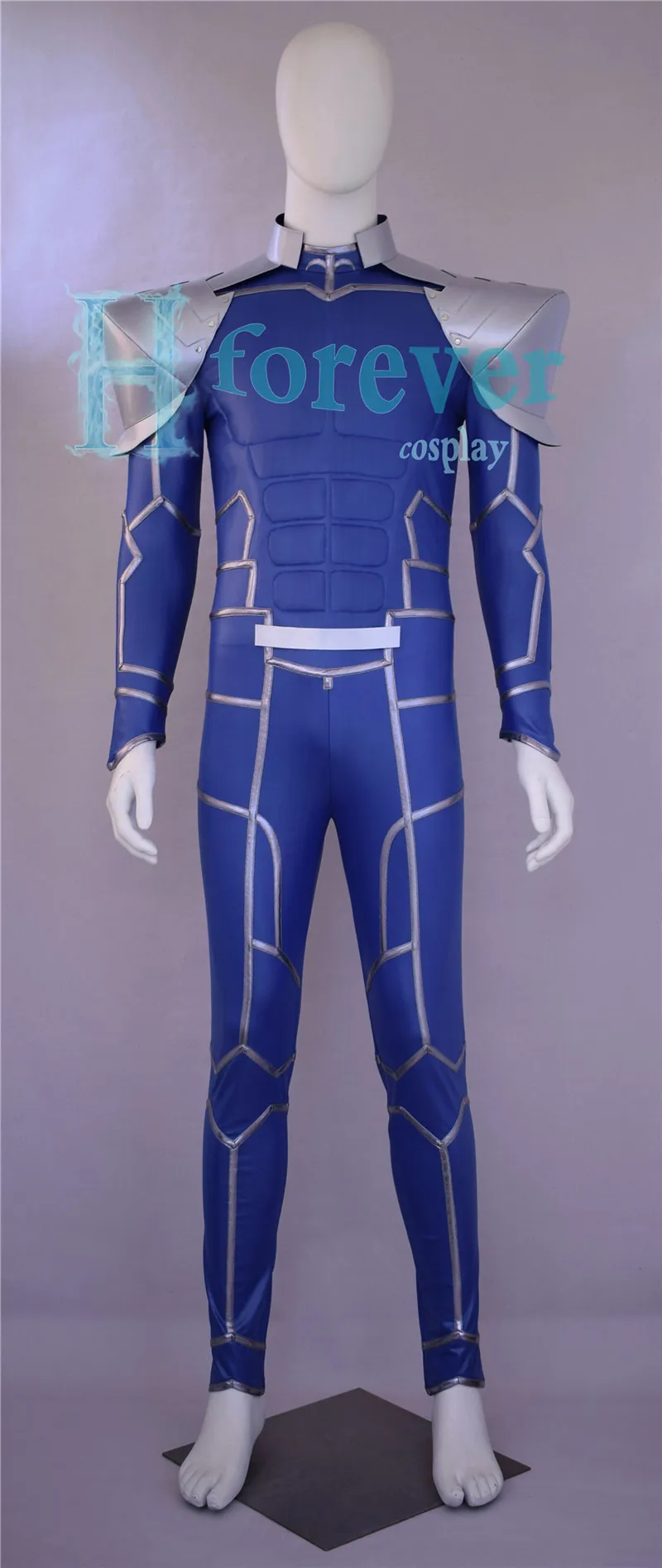 costume with armor Fate/Экстра ночь FGO Lancer CU Chulainn Косплей Костюм Униформа боди Хэллоуин костюм для мужчин - Цвет: costume with armor