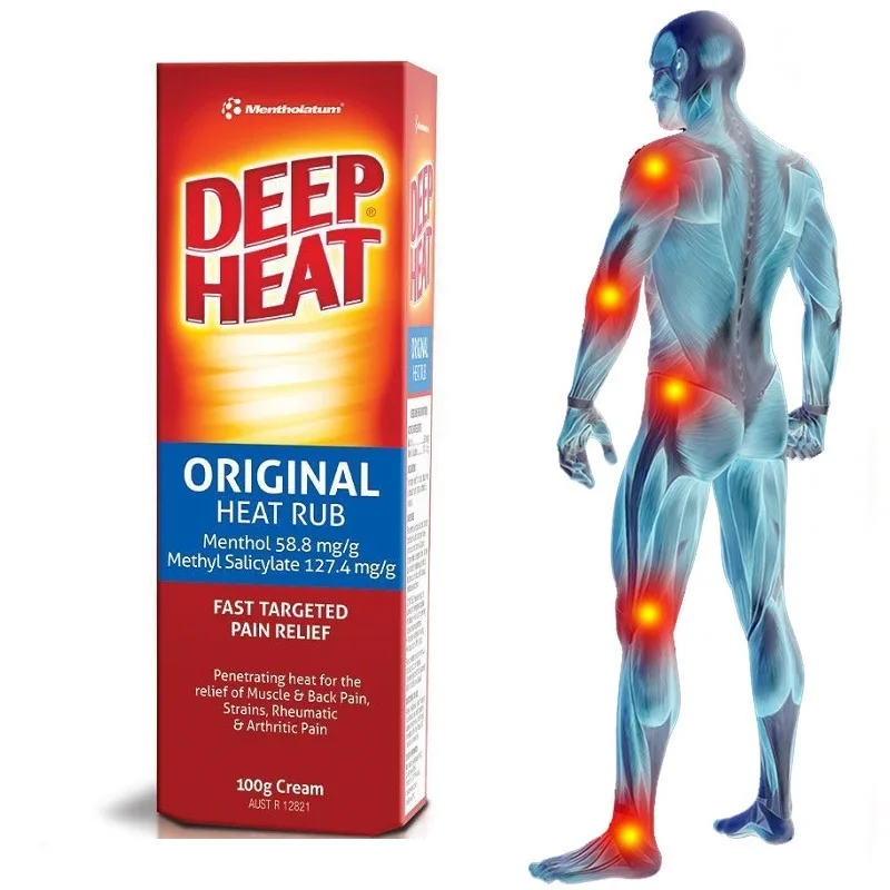 Back pain & muscle ache pain relief cream– Deep Heat Australia