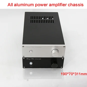 

DIY All-aluminum Power Amplifier Chassis Transformer Case 1907 Amplifier Case Audio Shell with RCA Terminal 190* 70* 311mm