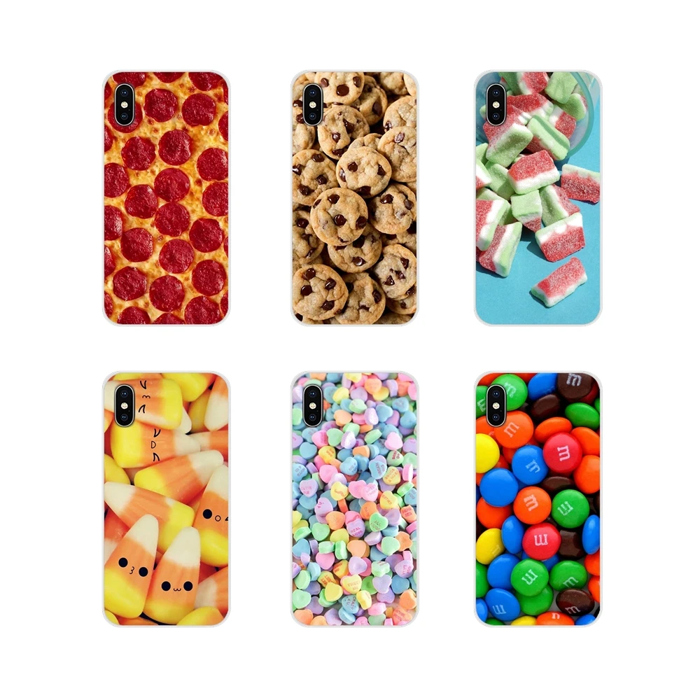 Силиконовые чехлы для Xiaomi Mi4 Mi5 Mi5S Mi6 Mi A1 A2 A3 5X 6X 8 CC 9 T Lite SE Pro oreo печенье пицца арбуз