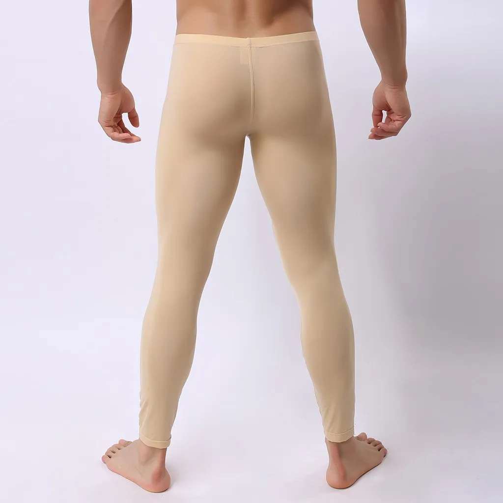 Мужские сексуальные новые стильные модные Сексуальные облегающие супер-тонкие термо брюки тонкие зимние штаны мужские велосипедные mtb брюки