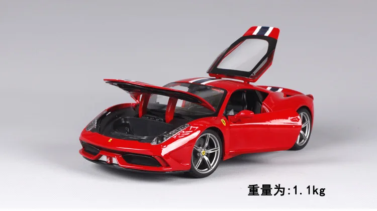 1 чем 18 Модель Автомобиля Ferrari F348 модель сплава Модель автомобиля сплав модель автомобиля украшение