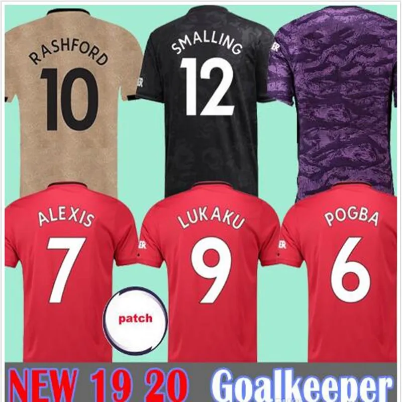 2019 20 трикотажная футболка Джерси LINGARD RASHFORD MARTIAL POGBA ALEXIS FRED для взрослых LUKAKU 19/20