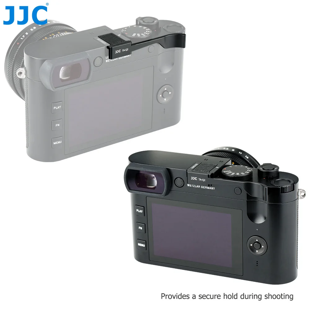 JJC Deluxe Металлическая Ручка для камеры Leica Q2 крышка горячего башмака алюминиевая