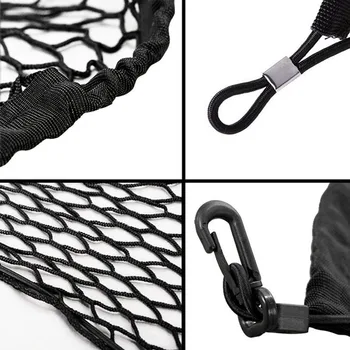 

For Volkswagen VW Touran 2017 2018 2019 2020 Car Trunk Rear Cargo Organizer Storage Mesh Elastic Mesh Net Bag Luggage